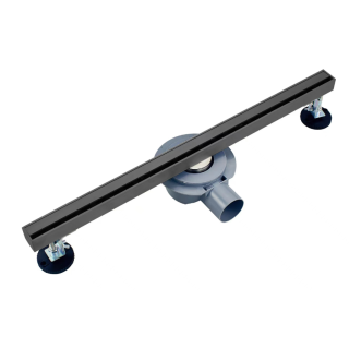 Душевой лоток Wonzon & Woghand WW-65406M-GM 60 см тёмный графит